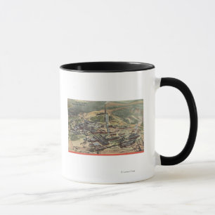 Mug Anaconda, Montana - Washoe Smelter Vue depuis