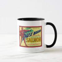 Anacortes, Washington - Coque Saumon Faust Étiquet