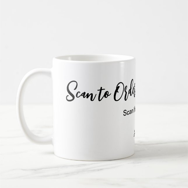 Mug Analyser pour commander analyser le code QR ajoute (Gauche)
