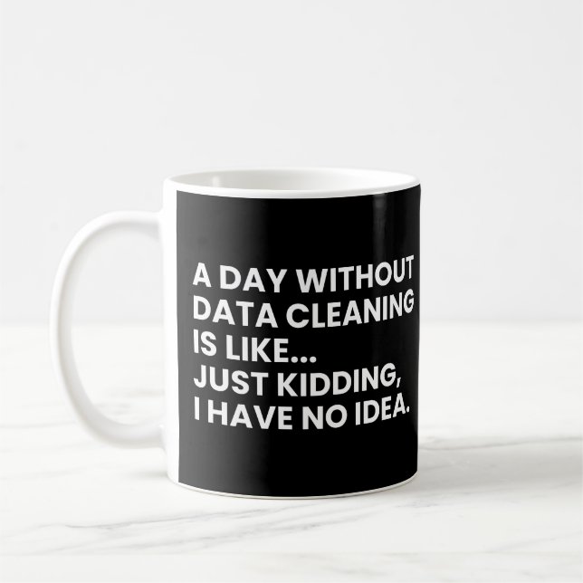 Mug Analyste de données et scientifique de données drô (Gauche)