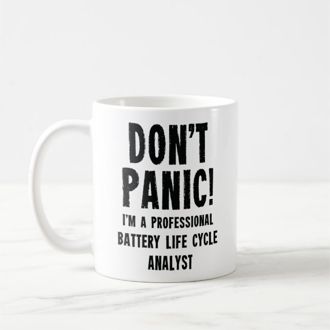 Mug Analyste du cycle de vie de la batterie (Gauche)