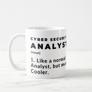 Mug Analyste en cybersécurité drôle cool