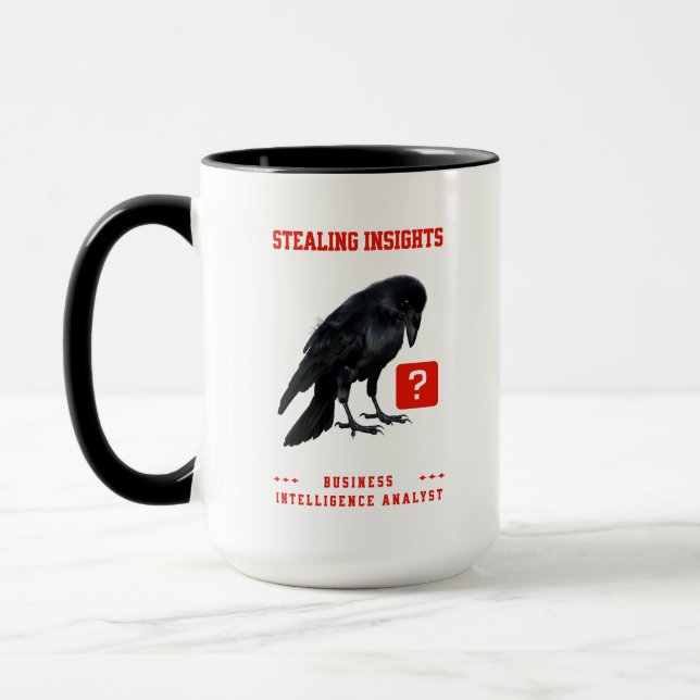 Mug Analyste en intelligence d'affaires Crow (Gauche)