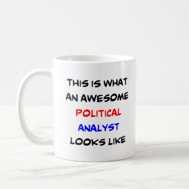 Mug analyste politique, génial (Gauche)