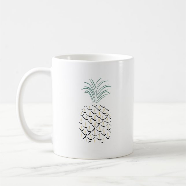 Mug Ananas Abstrait Art (Gauche)