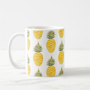 Mug Ananas. Aquarelle peinture à la main w