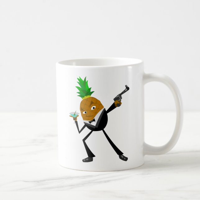 Mug Ananas d'agent secret (Droite)