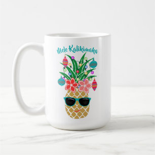 Mug Ananas tropical Mele Kalikimaka Noël