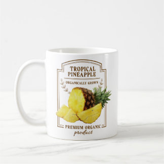 Mug Ananas tropicale cultivé organiquement