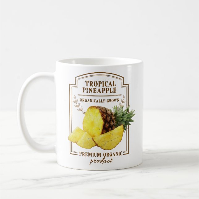 Mug Ananas tropicale cultivé organiquement (Gauche)