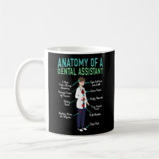 Mug Anatomie D'Adjoint Dentaire De Dentiste Hygiéniste