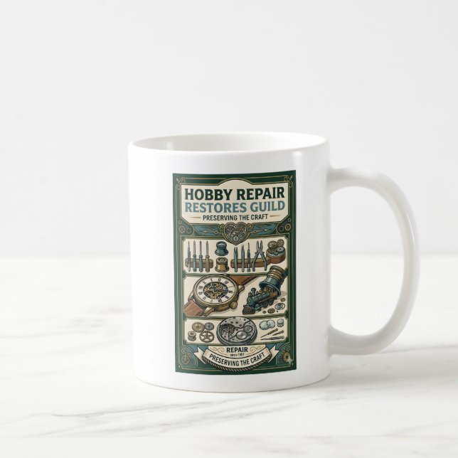 Mug Anatomie de Montre Mécanique - Restauration Horlog (Droite)
