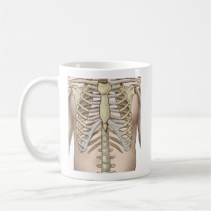 Mug Anatomie de squelette masculin Fuzzy Express®