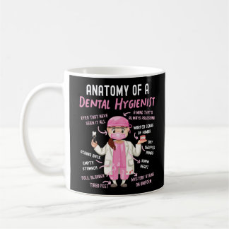 Mug Anatomie Dentaire Hygiéniste Dentaire D'Un Dentair