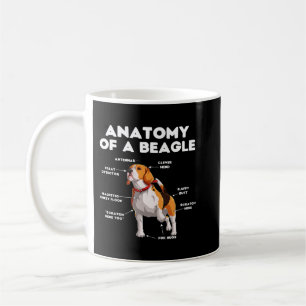Mug Anatomie drôle d'un Beagle 93