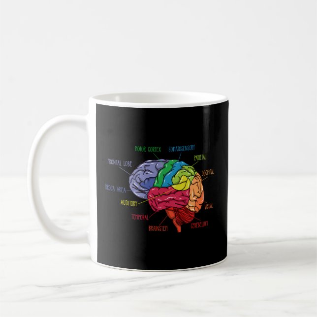 Mug Anatomie Du Neurologue Du Cerveau (Gauche)