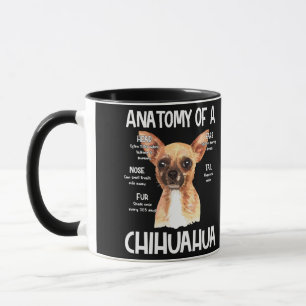 Mug Anatomie D'Un Chihuahua Pour Amoureux de les chien