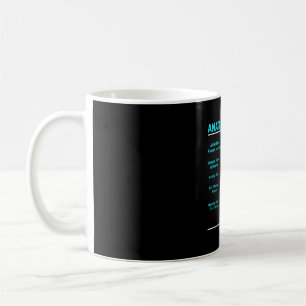 Mug Anatomie d'un cna – anatomie drôle et mignonne d'u