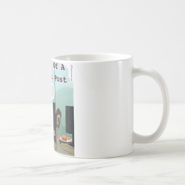 Mug Anatomie D'Un Facebook Post Drôle (Droite)
