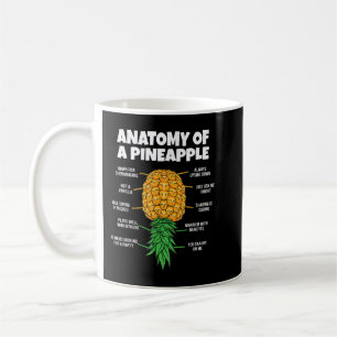 Mug Anatomie D'Un Porteur D'Ananas Drôle À L'Arrière