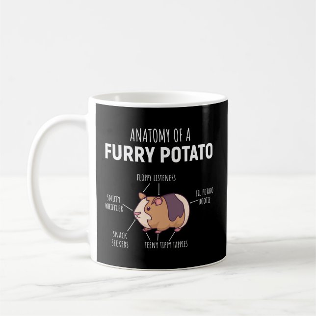 Mug Anatomie D'Une Pomme De Terre Furie Cochon De Guin (Gauche)