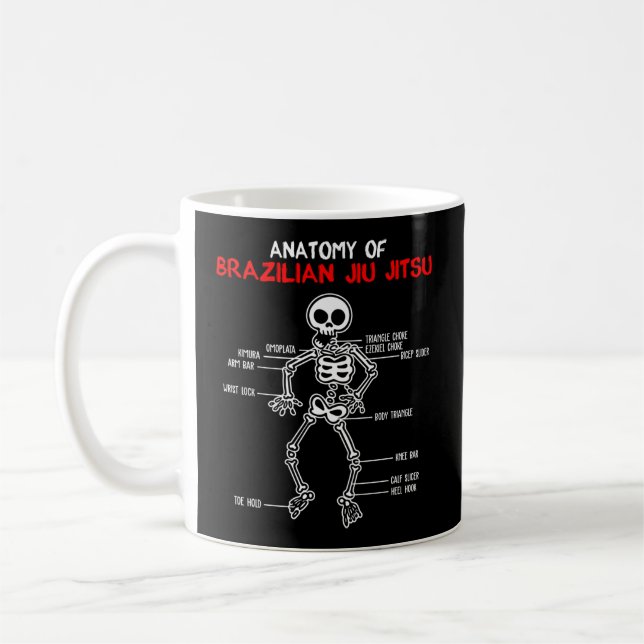 Mug Anatomie mixed martial art De Bjj Jiu Jitsu Brésil (Gauche)