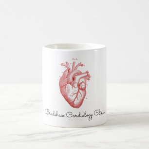 Mug Anatomique Coeur Médicale Bureau Nom personnalisé