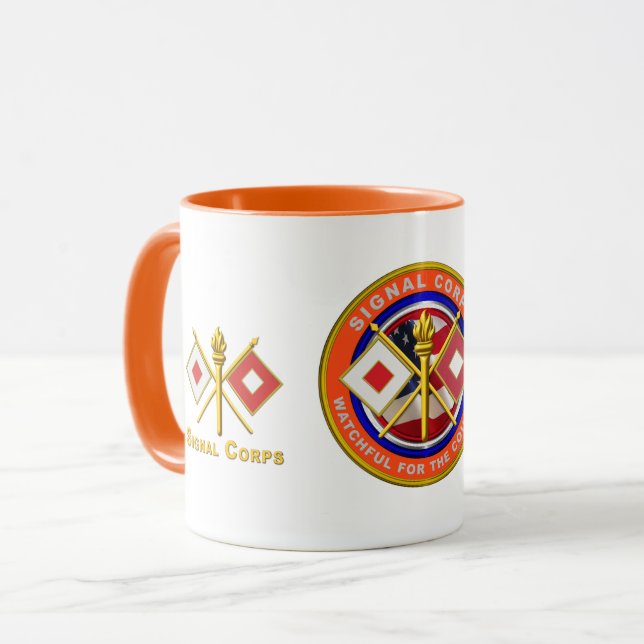Mug Ancien combattant du Corps de signalisation  (Devant gauche)