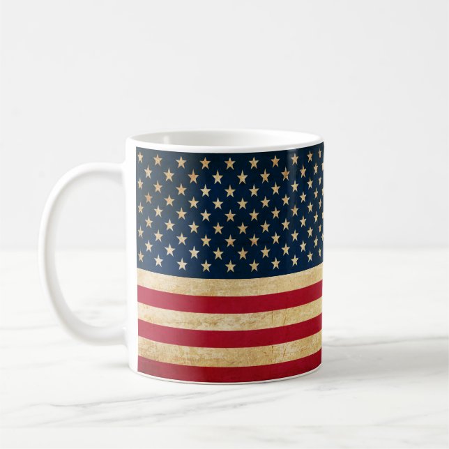Mug Ancien drapeau américain (Gauche)