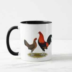 Mug Ancien jeu anglais Bantams : BB Red Pair