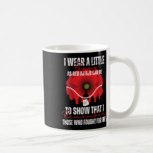 Mug Ancien Jour Fleur Rouge Pavot Usa Memorial Day