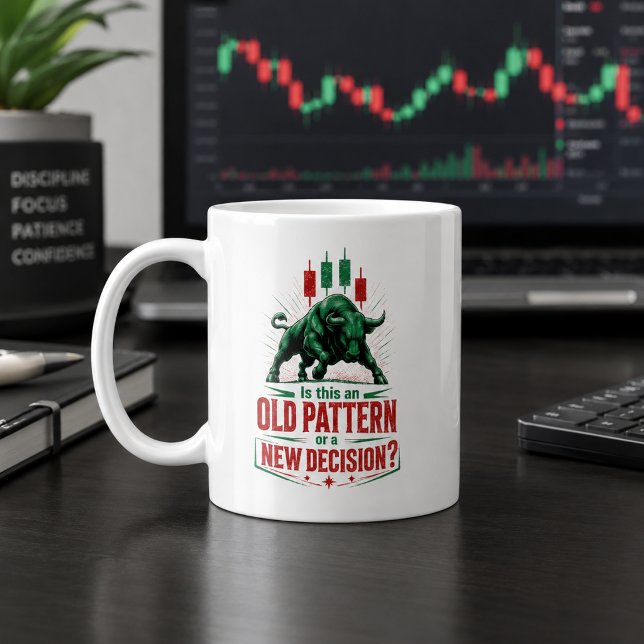 Mug Ancien modèle ou nouvelle décision Mentalité de tr (Créateur téléchargé)