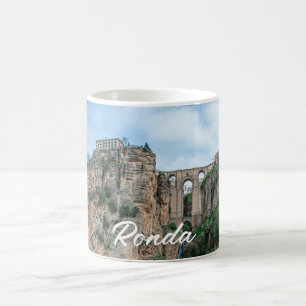 Mug Ancien pont historique à Ronda, Espagne
