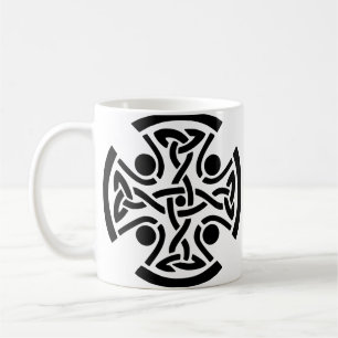 Mug Ancienne Croix Celtique à Entrelacs d'Art Fin