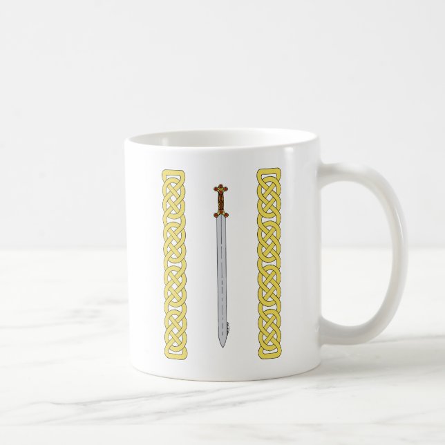 Mug Ancienne épée celtique et réseau (Droite)