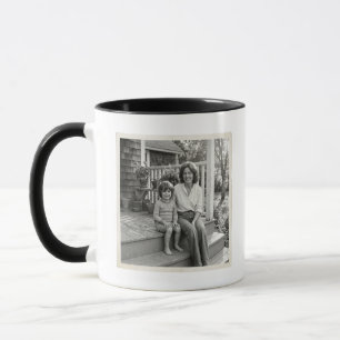 Mug Ancienne photo vintage Portrait actuel Mère Fils M