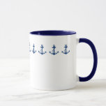 Mug Ancre<br><div class="desc">Ces tee - shirts graphiques et d'autres éléments ont une conception simple et nautique d'une ancre.</div>