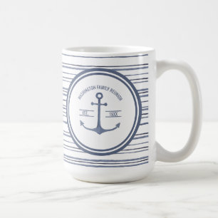 Mug Ancre bleue Reunion familiale