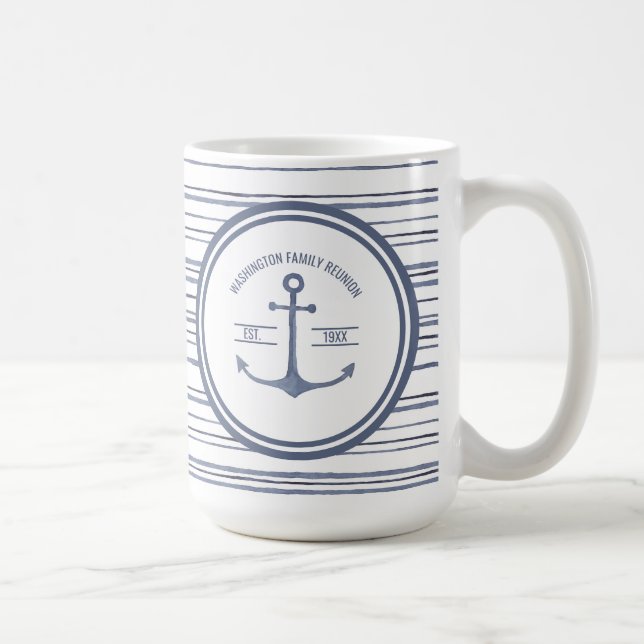 Mug Ancre bleue Reunion familiale (Droite)