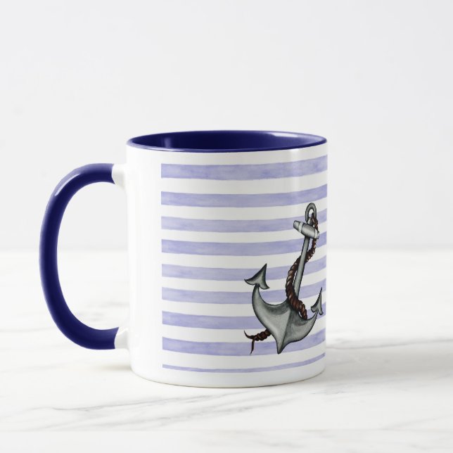 Mug Ancre du navire nautique (Gauche)