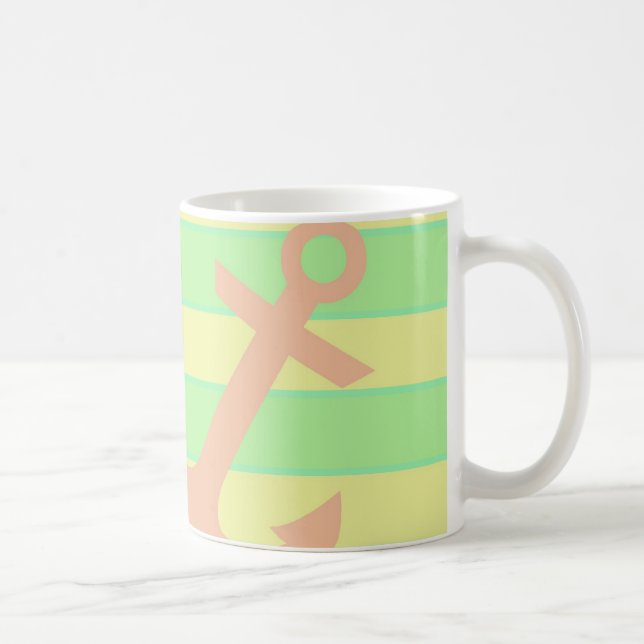 Mug Ancre et rayures (Droite)