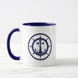 Mug Ancre nautique