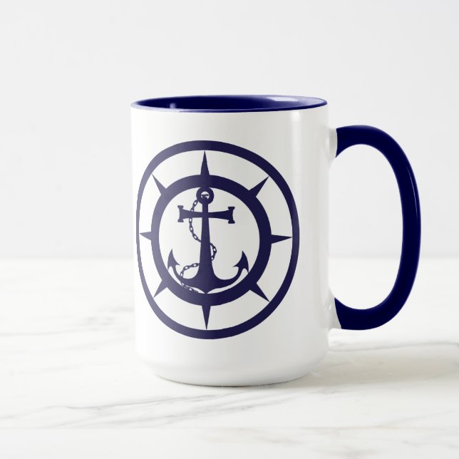 Mug Ancre nautique (Droite)