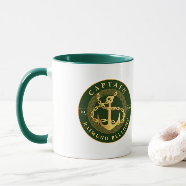 Mug Ancre or (Avec donut)