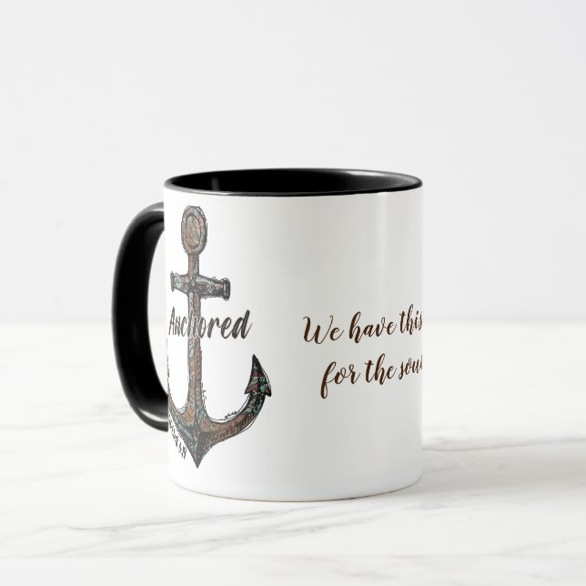 Mug Ancrés dans l'espérance (Devant gauche)