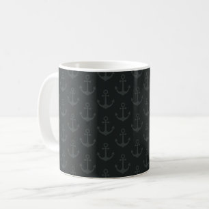 Mug Ancres Tonales sur Fond Noir