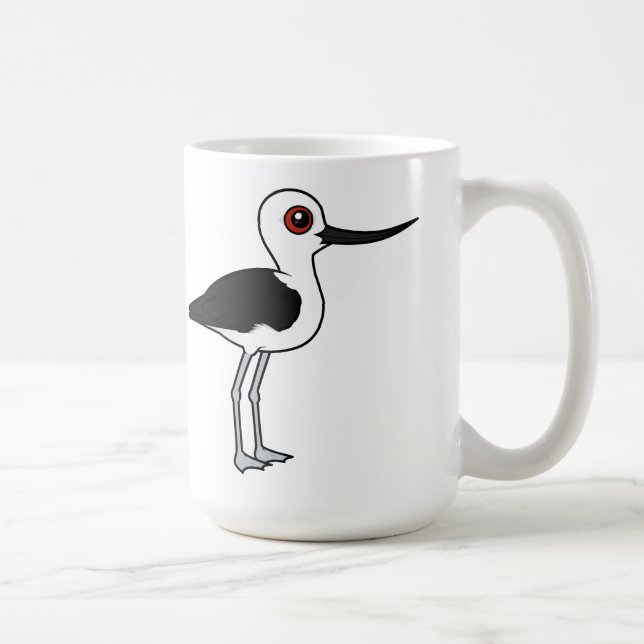 Mug Andean Avocet mignon dessin Birdon Bird (Droite)