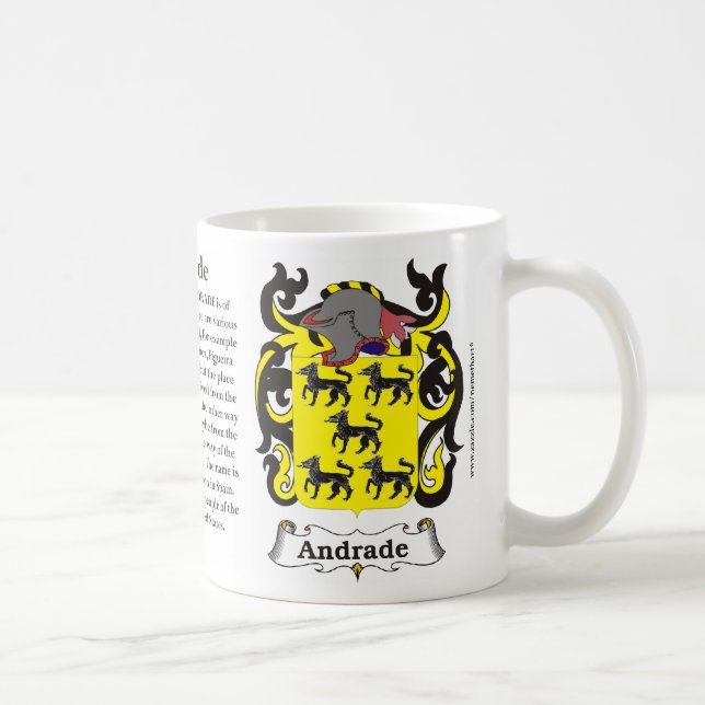 Mug Andrade, origine, signification et la crête (Droite)