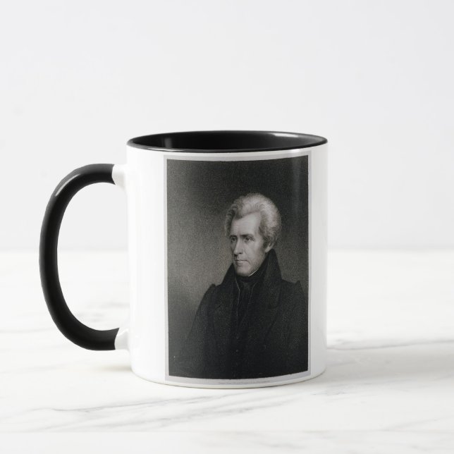 Mug Andrew Jackson (gravure) (Gauche)