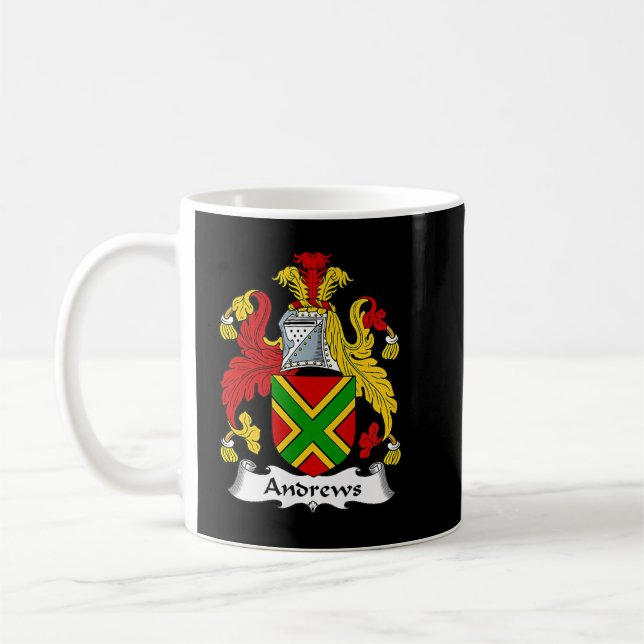 Mug Andrews Manteau d'armoiries Family Crest  (Gauche)